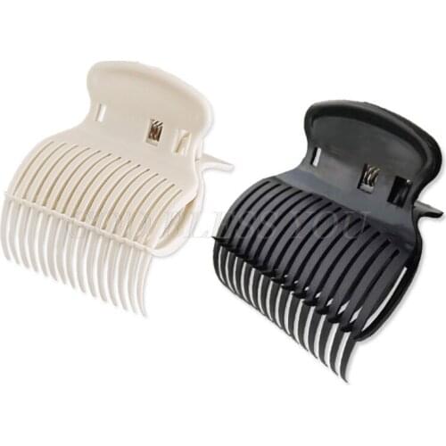 12 Pieces Salon Hot Roller Hair Clips Insulation Claw Curler Replacement Clamp for Women Girls Hair Section Styling Tool