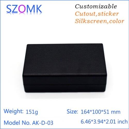 4pcs a lot plastic distribution box abs plastic electrical diy box distribution box for electronic project items 163*100*50mm