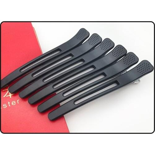 6pcs/set Hair Styling Clips Hairdressing Cutting Hairpin Flat Duck Mouth Hair Clamps Salon Hair Sectioning Accessories Tools
