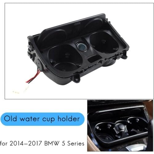 Car Central Console Drink Cup Holder Assembly Cigarette-Lighter Base For-BMW 5 Series F10 F11 F10LCI F11LCI