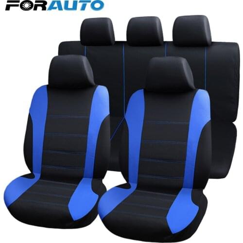 FORAUTO Automobiles Seat Covers Car-Styling Full Car Seat Cover Seat Protector Universal Fit Most Cars Interior Accessories