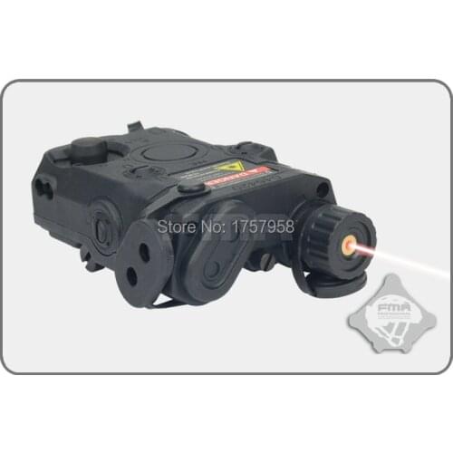 FMA AN/PEQ 15 Style Battery Case Box with Red Laser Tactical PEQ-15 Case Box New Version TB495 TB496 TB497