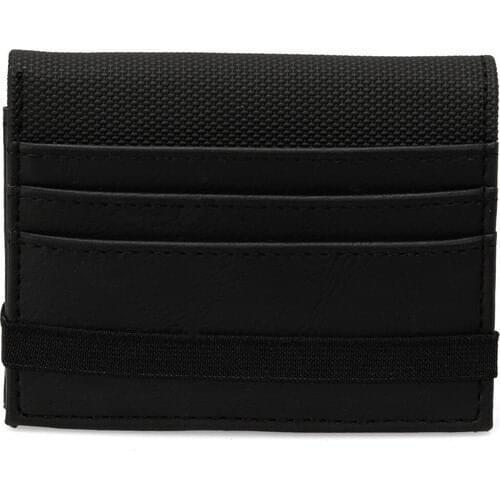 Black Men 'S Wallet card wallet money eye compartment credit badge holder retractable