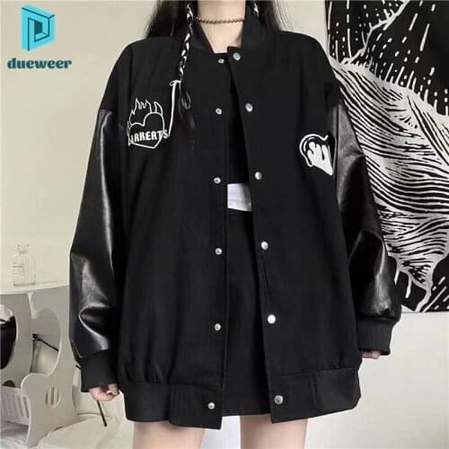 Женские черные куртки Dueweer China At AliExpress