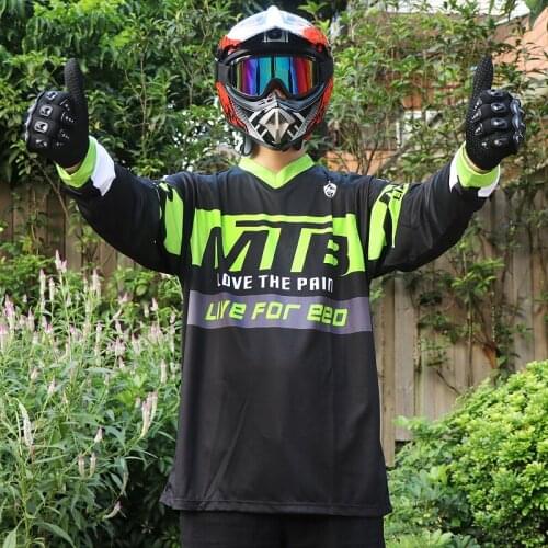 Explosions Motorcycle Mountain Men Jersey Bike Team Clothing Bicycle Shirt Women Cycling Jersey TMB Loose long Sleeve T-shirt