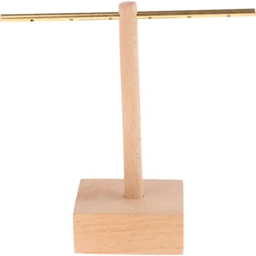 Exquisite Alloy T-Bar Jewelry Hanger Rack Display Stand Earrings Showcase Show Shelf Necklace Hanging Rack S/M/L