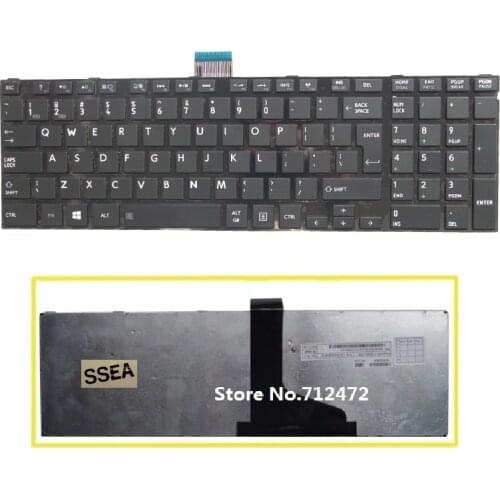 SSEA New UI Keyboard English for Toshiba Satellite S850 S855 S870 S875 S855D S855-S5378 P850 P850D P855 P855D P870 P870D P875