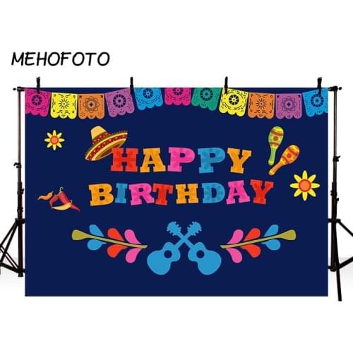 Mexico Fiesta Theme Backdrop Coco Birthday Party Photography Background Party Supplies Banner Fiesta Event Decoration