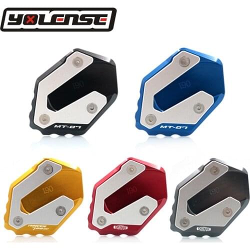 Motorcycle Kickstand Foot Side Stand Extension Pad Enlarge Plate For YAMAHA MT-07 MT 07 MT07 Tracer 700GT XSR700 2014-2018 2019