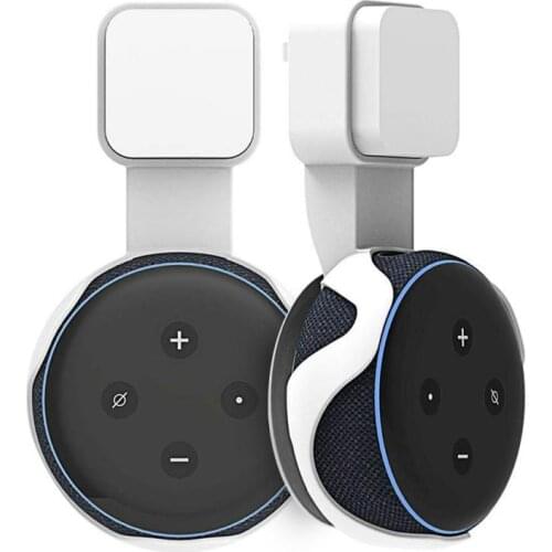 Outlet Wall Mount Hanger Holder Stand Bracket Dock Socket For Amazon Echo Dot 3 Dot3 3rd Gen Smart Speaker Accessories New