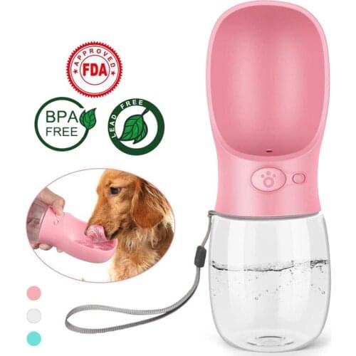 Pet Dog Water Bottle Portable Drinking water feeder for Dogs Outdoor Travel Water Bottle Dogs Water Bowl Pet Supplies