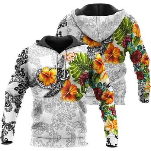 Polynesian Sea Turtle Tattoo 3D printed Hoodies sweatshirts Men Women Fashion Hooded streetwear Pullover Drop shipping 02