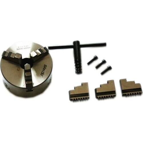 SANOU K11-130 3 Jaw Lathe Chuck 130mm Self Centering Hardened Reversible Tool for Drilling Milling Machine SAN OU Chuck K11 130