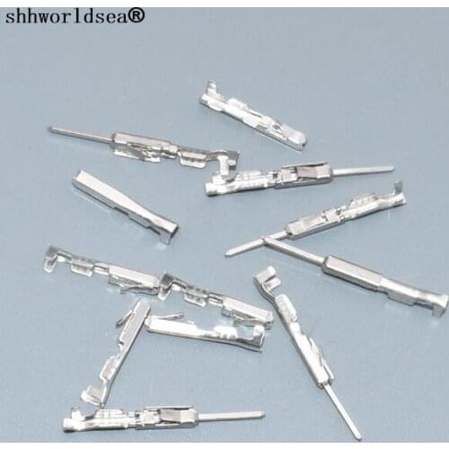 Shhworldsea 0.6mm male female crimp terminals replcement pins of 963715-1 963716-1 for bmw for vw for toyota
