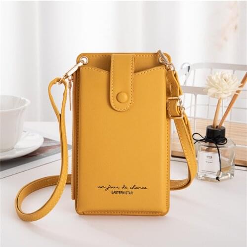 PU Leather Shoulder Bag For Women Fashion Multifunctional Mini Mobile Phone Bags Hasp Shopping Crossbody Handbag Coin Purse