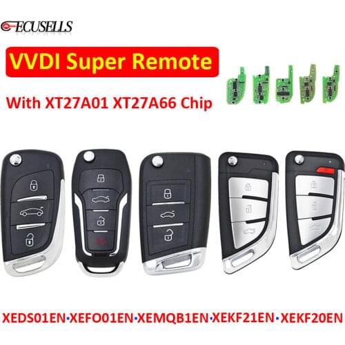 Xhorse VVDI Super Remote XT27 Chip for VVDI2/VVDI MINI Key Tool/ VVDI Key Tool Max XEKF20EN XEKF21EN XEDS01EN XEMQB1EN XEFO01EN