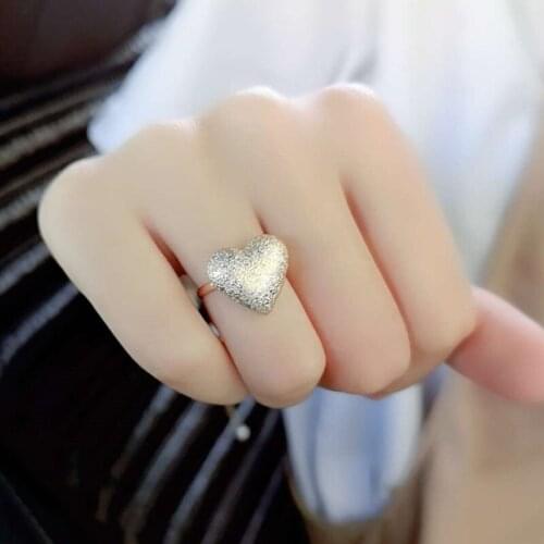 Timlee R054 Free Shipping New Lovely Temperamental Texture Heart Alloy Finger Rings,Fashion Accessories Wholesale