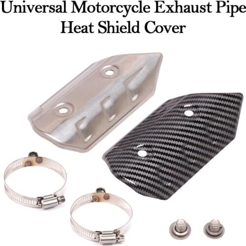Slip On Universal Motorcycle Exhaust Pipe Escape Muffler Protector Heat Shield Cover Heat Insulation For Z900 R3 FZ6N NC700 Z250