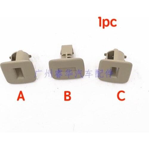1pc beige / gray for Volvo S60 S60L S80 S80L car ceiling clip sunroof buckle hanging sun shade small clip after 2007 year