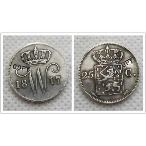 1817-1829 NETHERLANDS 25 cent COIN COPY commemorative coins-replica coins medal coins collectibles