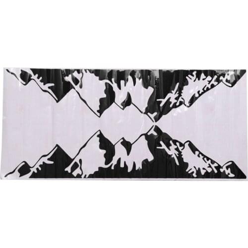 2x Car Mountain Range Side Skirt Modified Personal Decoration Body Paste