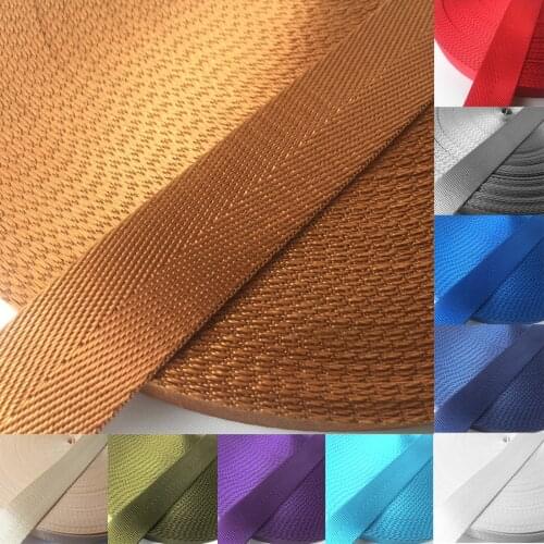45 Meters 1"(25mm) High Quality Strap Nylon Webbing Herringbone Pattern Knapsack Strapping Sewing Bag Belt Accessories For DIY