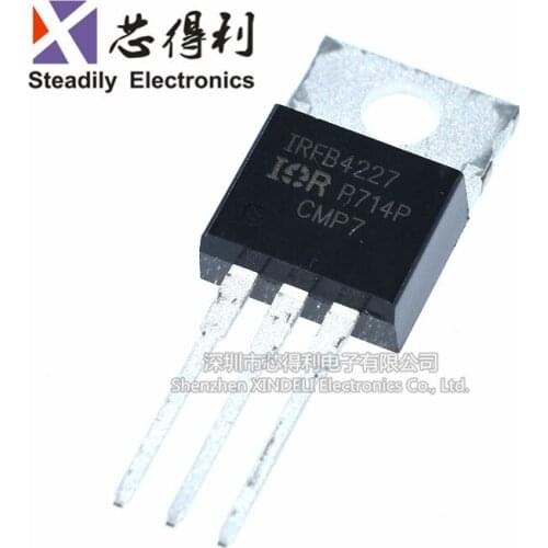 5pcs/lot Brand New & Original IRFB4227PBF IRFB4227 N-Channel 200V 65A Field Effect Transistor TO-220