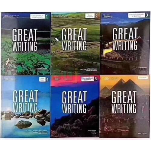 Great Writing 6 Books/set, Senior Middle School National Geographic Writing Textbook Fifth Edition English Picture Book