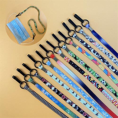 60cm Colorful Adjustable Face Mask Lanyard Handy Convenient Holder Rope Mask Anti-lost Anti-drop Lanyard Sunglasses Chain
