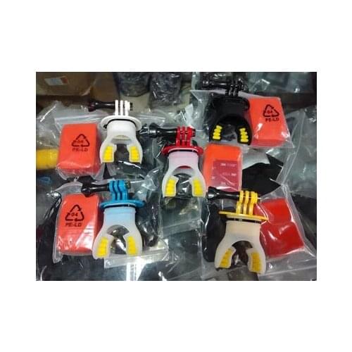 For gopro Accessories Mouth Mount Set Surf Braces Connector Surfing For Gopro Hero 7 6 5 4 3+ for SJ4000 SJ7 SJ8 accessories