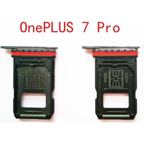 Aocarmo Nano Sim Card Holder Tray Slot For OnePlus 7 Pro Replacement Part 7Pro Dual