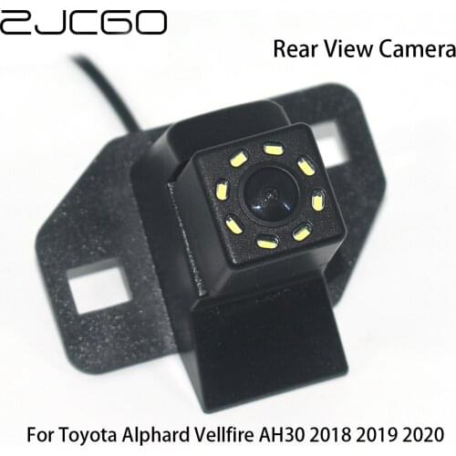 ZJCGO CCD Car Rear View Reverse Back Up Parking Night Vision Waterproof Camera for Toyota Alphard Vellfire AH30 2018 2019 2020