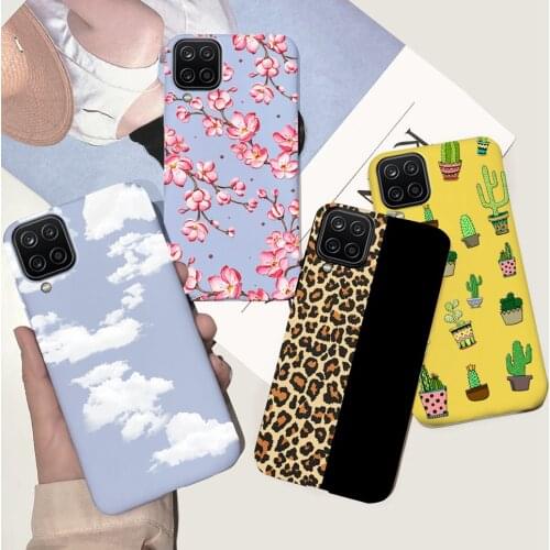 For Samsung Galaxy M12 F12 Case SM-F127F SM-M127F Smartphone Protection Soft Cases Cute Samsung F12 M 12 Cover Silicone Tpu Capa