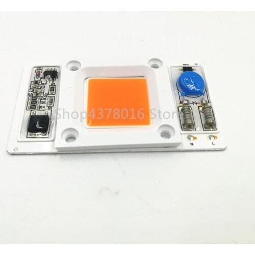 50W LED COB Chip For Grow LED Light Full Spectrum Input 220V 240V For Indoor Plant Seedling Grow and Flower