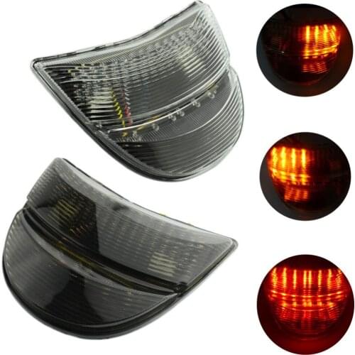 For Honda CBR954RR 2002 2003 LED Brake Turn Signal Rear Tail Light Clear Smoke Motorycle
