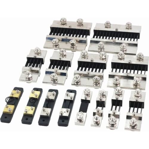 FL-2 60A 75A 100A 150A 200A 300A 400A 500A 600A 750A 1000A 75mV DC Measuring Shunt Resistor for Analog Ammeter 0.5 Class
