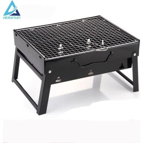 AddFun Outdoor BBQ Portable Barbecue Grills Two Sizes Suitable for 1-6 People Lightweight Safe Easy To Clean Stove Party Event