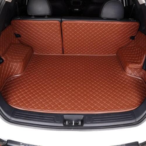 Custom Car Trunk Mat For Suzuki all model Grand Vitara Kizashi Swift JIMNY Wagon alivio SX4 X5 All surrounded by car trunk pad