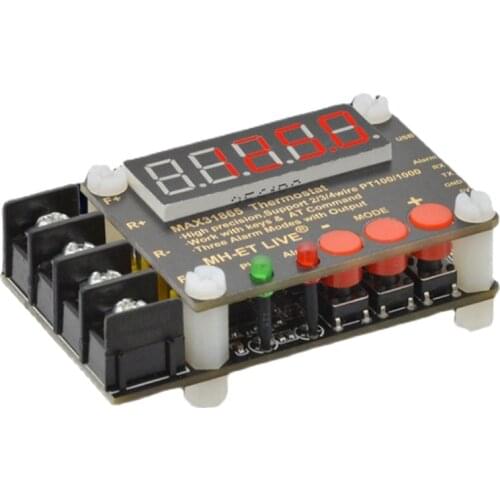 MAX31865 High Precision Isolated Temperature Collector Module PT100 Serial Port Output Upper Computer Software Debugging