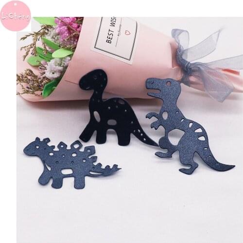 Dinosaurs Metal Cutting Dies Stencil Diy Craft Mold Embossing Folder Animal Dies Scrapbooking Photo Album Card Making