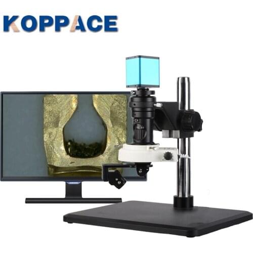 KOPPACE 20X-150X 2 MP Autofocus Microscope HD 3D video Microscope 2D and 3D Free Switching Microscope can take and Record Video