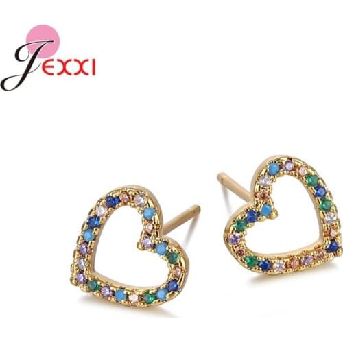 Fashion Party Wedding 925 Sterling Silver Tree Love Clear Zircon Earrings For Women Sterling Silver Jewelry Brincos