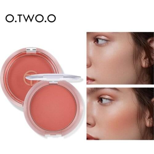 O.TWO.O Monochrome Blush Palette Natural Face Makeup Rosy Improves Complexion Rouge Cheek Blusher Power Contouring TSLM2