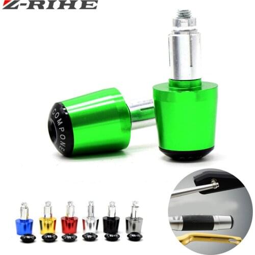New 7/8" 22mm Universal Motorcycle Handle Bar End Grips Handlebar Ends Cover For Kawasaki ZX-6 W800 SE NINJA 650R VERSYS ZZR600