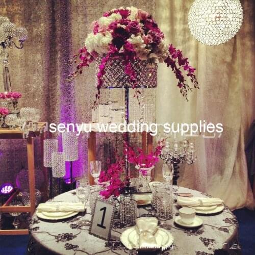 30cm diameter )60cm/70cm/80cm/90cm)New Products Crystal Flower Stand Wedding Centerpieces And Decoration Mariage senyu0664