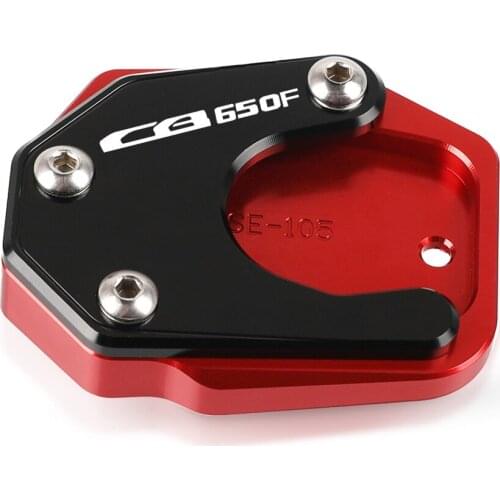 Motorcycle Kickstand Foot Side Stand Extension Pad Enlarge Stand Support Plate For HONDA CB650F CB 650F 2014 2015 2016 2017 2018
