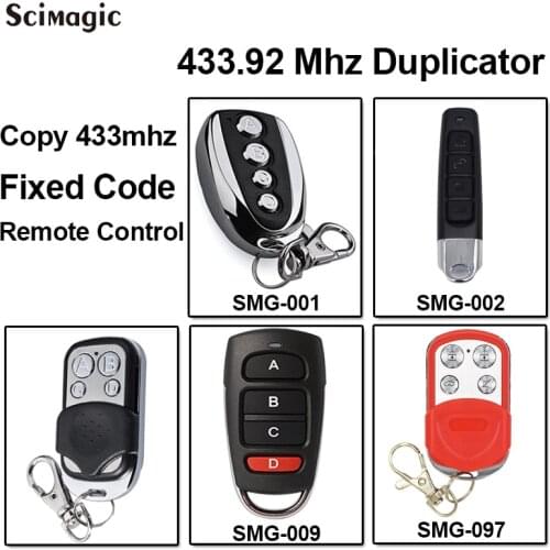 For Avidsen DOITRAND ERREKA RIB ROGER TEDSEN TORMATIC Copy Clone transmitter key Duplicator gate Remote Control garage 433.92Mhz