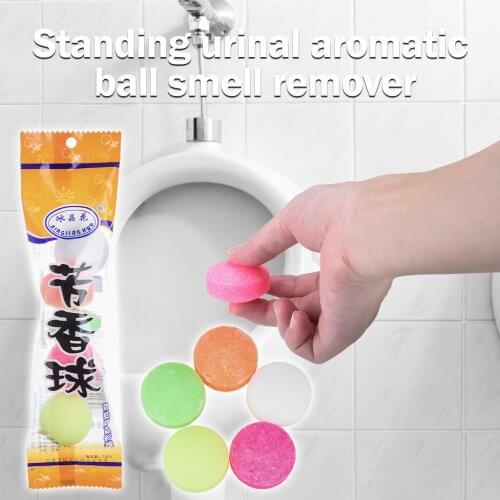 Standing Urinal Toilet Solid Ball Deodorant Aroma Ball Clean Mold Proof Air Purification Ball Toilet Cleaning Supplies