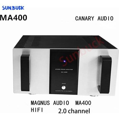 Sunbuck Canary MA400 600W 2.0 channel high power Class A and B hifi rear amplifier