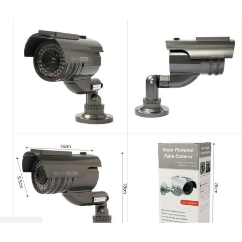 Factory supply CCTV Quality Gun Type Solar Simulation Surveillance Camera Security Camera Fake Surveillance Camera For Home Safe